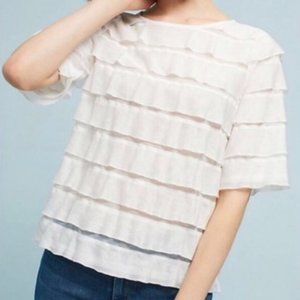 Anthropologie Vanessa Virginia Layered Blouse EUC